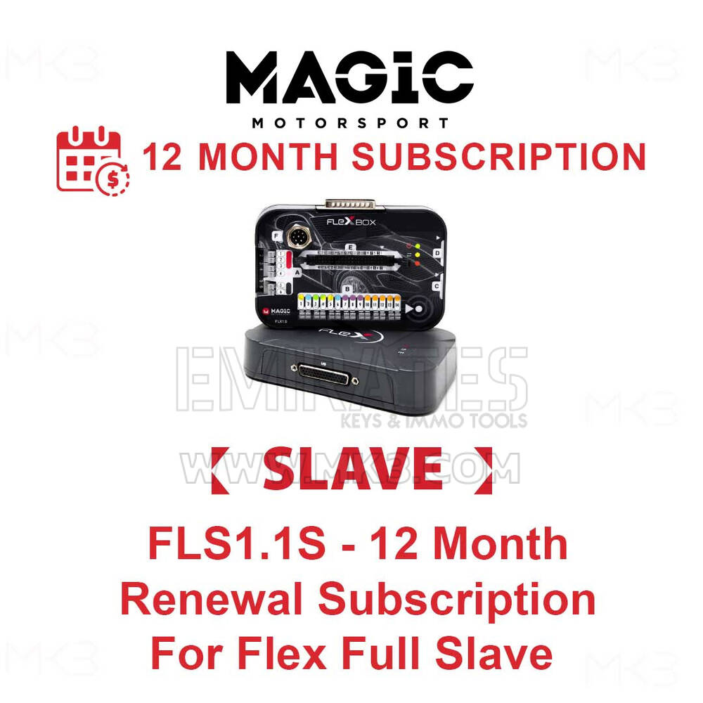 MAGIC FLS1.1S - Assinatura de renovação de 12 meses para Flex Full Slave