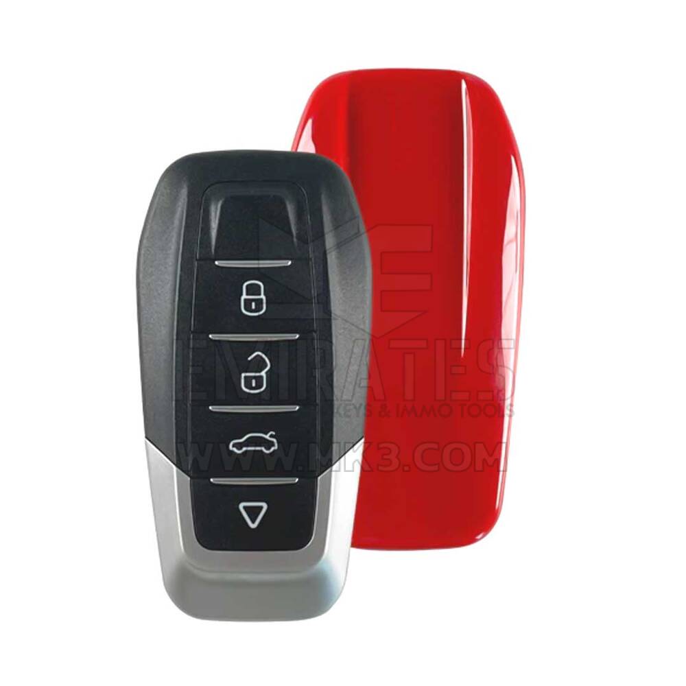 Xhorse Universal Remote Key 4 Button for VVDI Key Tool Red Back Cover XKFEF2EN