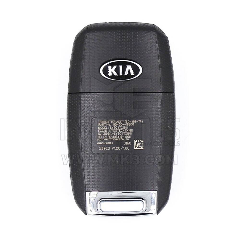 Clé à distance rabattable KIA Rio 2018 433MHz 95430-H9800 | MK3