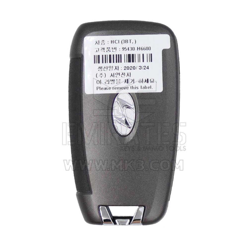 Hyundai Accent 2018 Genuine Flip Remote Key 95430-H6600 | MK3