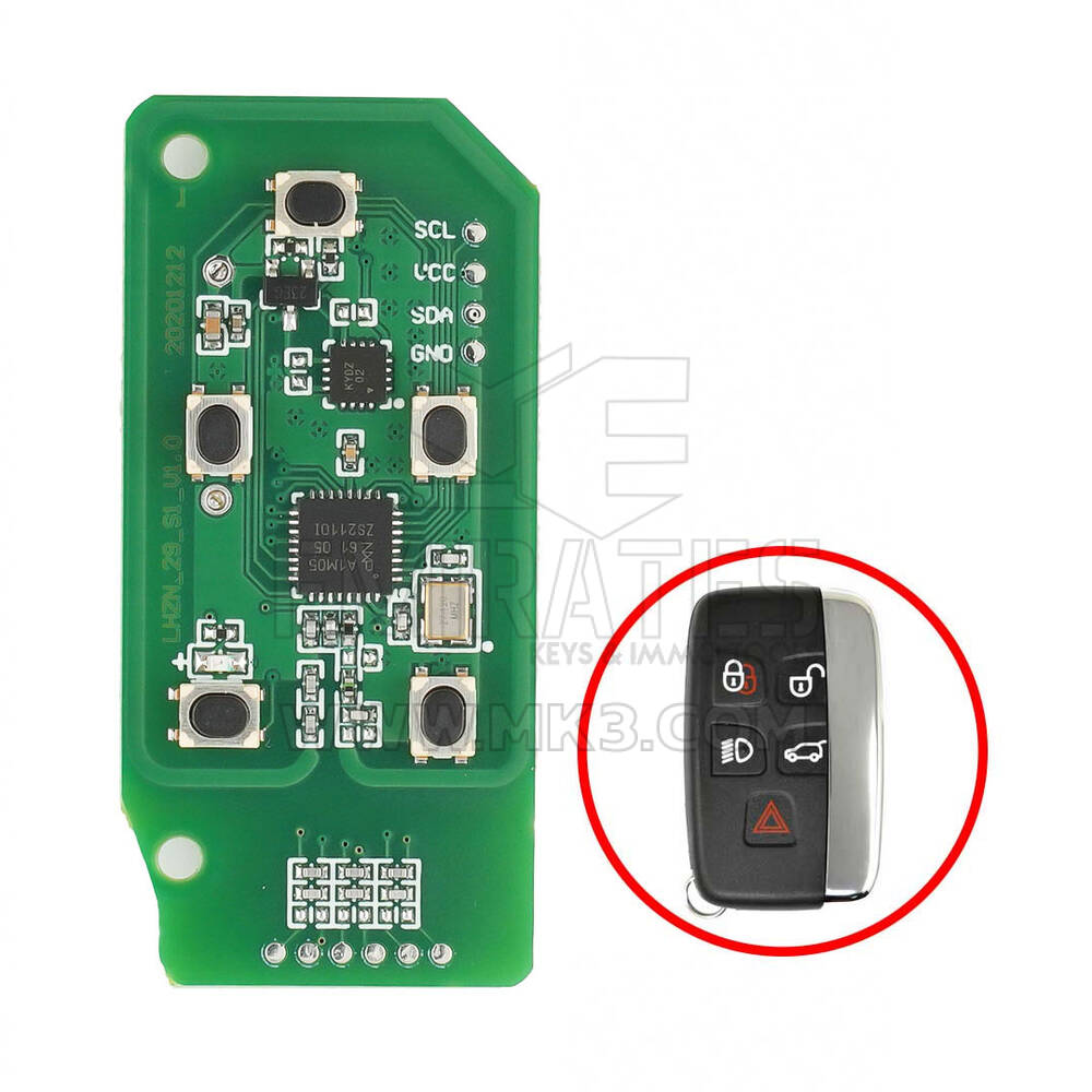 Lonsdor Land Rover Jaguar JLR 2015-2018 Akıllı Anahtar PCB 433MHz