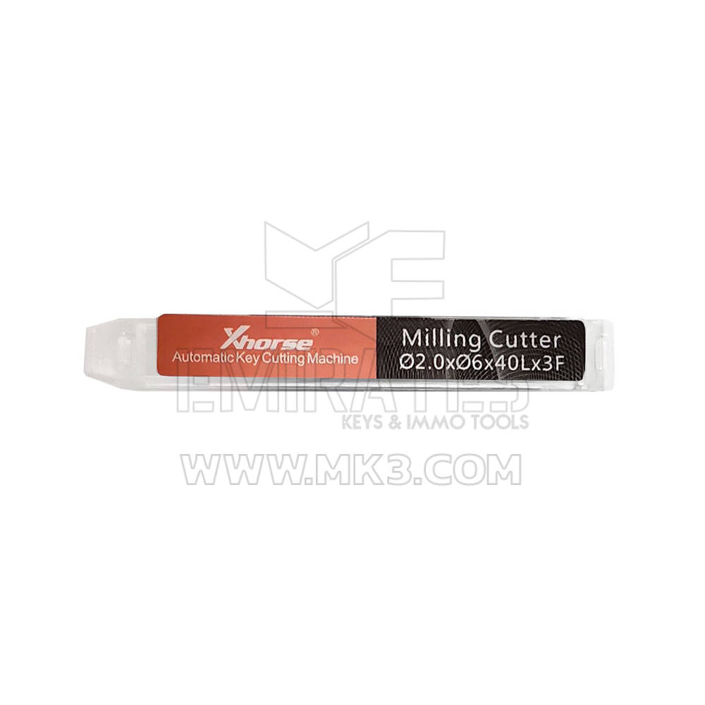 Fresa de extremo Xhorse XCMN06GL de 2,0mm para máquinas cortadoras de llaves Condor XC-Mini Plus / Plus II / XC-002 / Dolphin XP005 / XP005L / XP007 | Cayos de los Emiratos