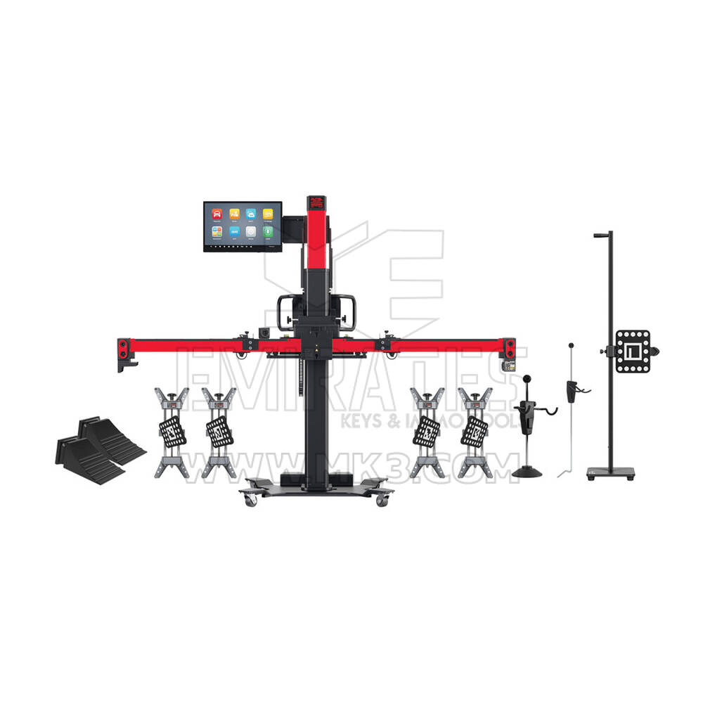 Alineación de ruedas Autel MAXISYS ADAS IA900AST + marco de calibración del sistema ADAS + todos los objetivos de los sistemas