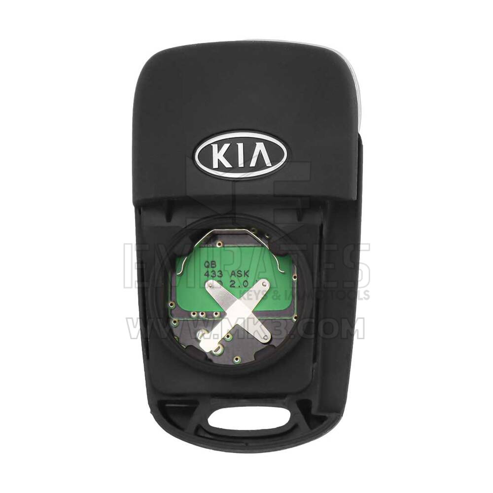 Usado KIA Genuino/OEM Flip Remote 3 Botones 433MHz ASK 46 Transponder QB Alta Calidad Mejor Precio Ordene Ahora | Claves de los Emiratos