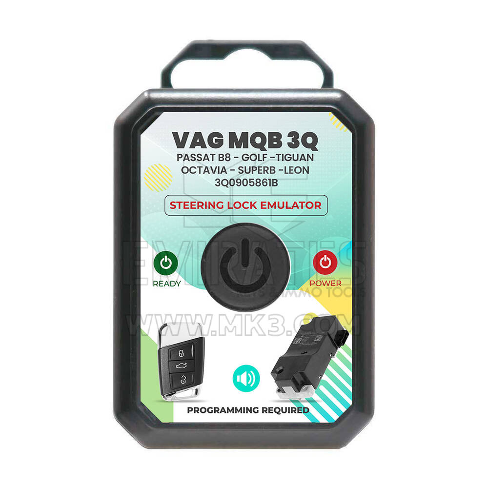 Νέο VAG MQB 3Q Volkswagen VW Passat B8 - Golf - Tiguan Skoda Octavia - Superb - Εξομοιωτής κλειδαριάς τιμονιού Seat Leon Υψηλή ποιότητα Καλύτερη τιμή | Κλειδιά Emirates
