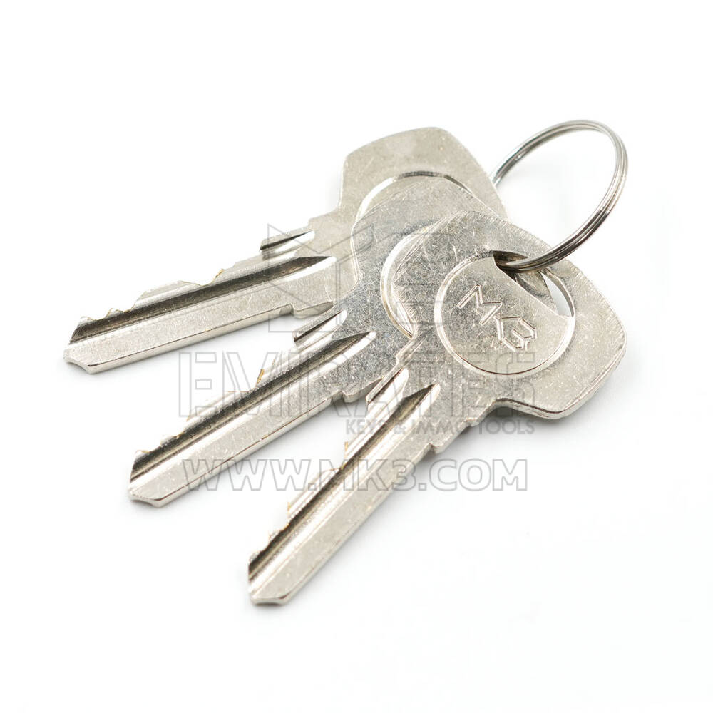 New High Quality Best Price Pure Brass Cylinder with 3 pcs Brass Normal Keys, SN Size 60mm | Emirates Keys