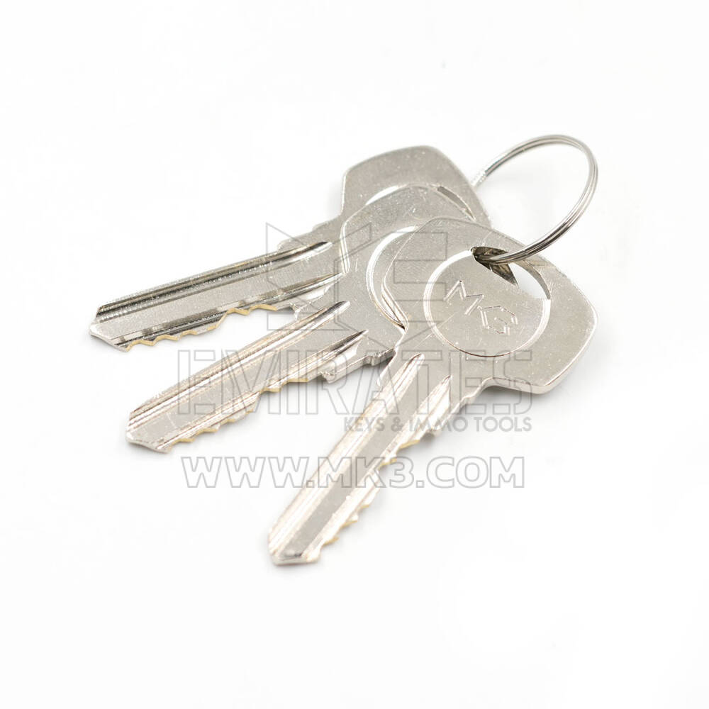 New High Quality Best Price Pure Brass Cylinder with 3 pcs Brass Normal Keys, PN Size 70mm | Emirates Keys