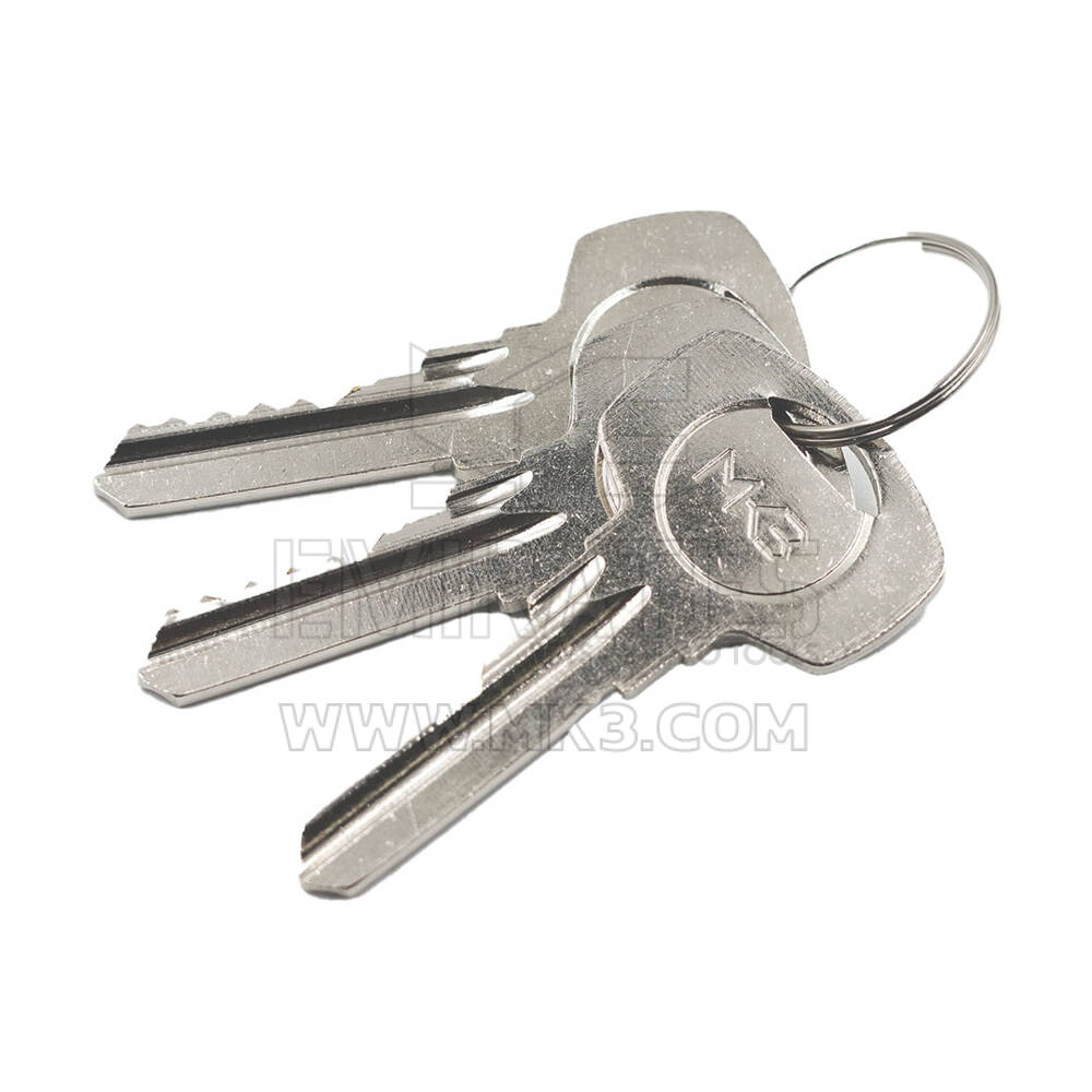New High Quality Best Price Pure Brass Cylinder with 3 pcs Brass Normal Keys, PN Size 80mm | Emirates Keys