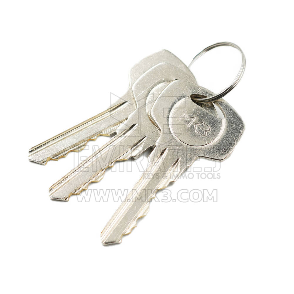 New High Quality Best Price Pure Brass Cylinder with 3 pcs Brass Normal Keys, PB Size 70mm | Emirates Keys