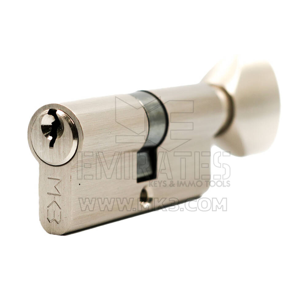 Cilindro MK3 in ottone puro, 3 chiavi normali in ottone, cilindro serratura misura SN 70 mm | MK3