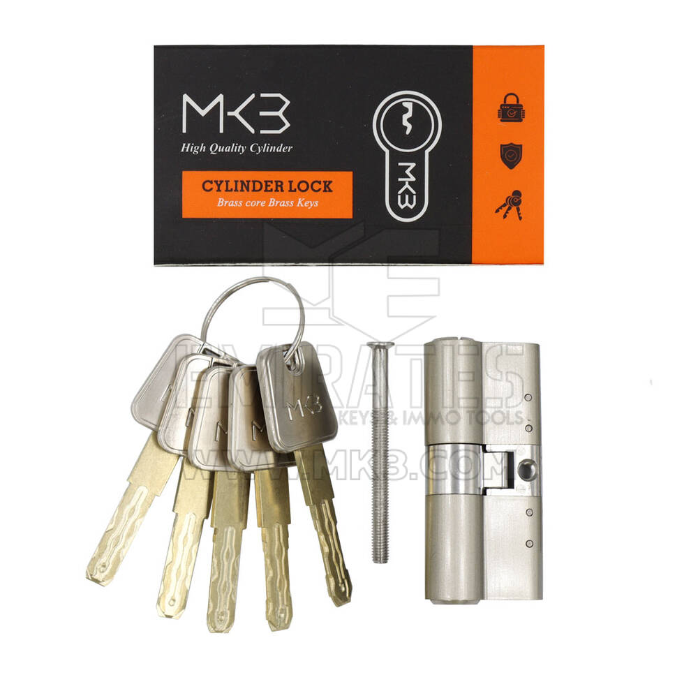 New High Quality Best Price Pure Brass with 5 pcs White Brass Keys, With Multi-track Key Way, Stainless Steel Cam Size 70mm | Emirates Keys