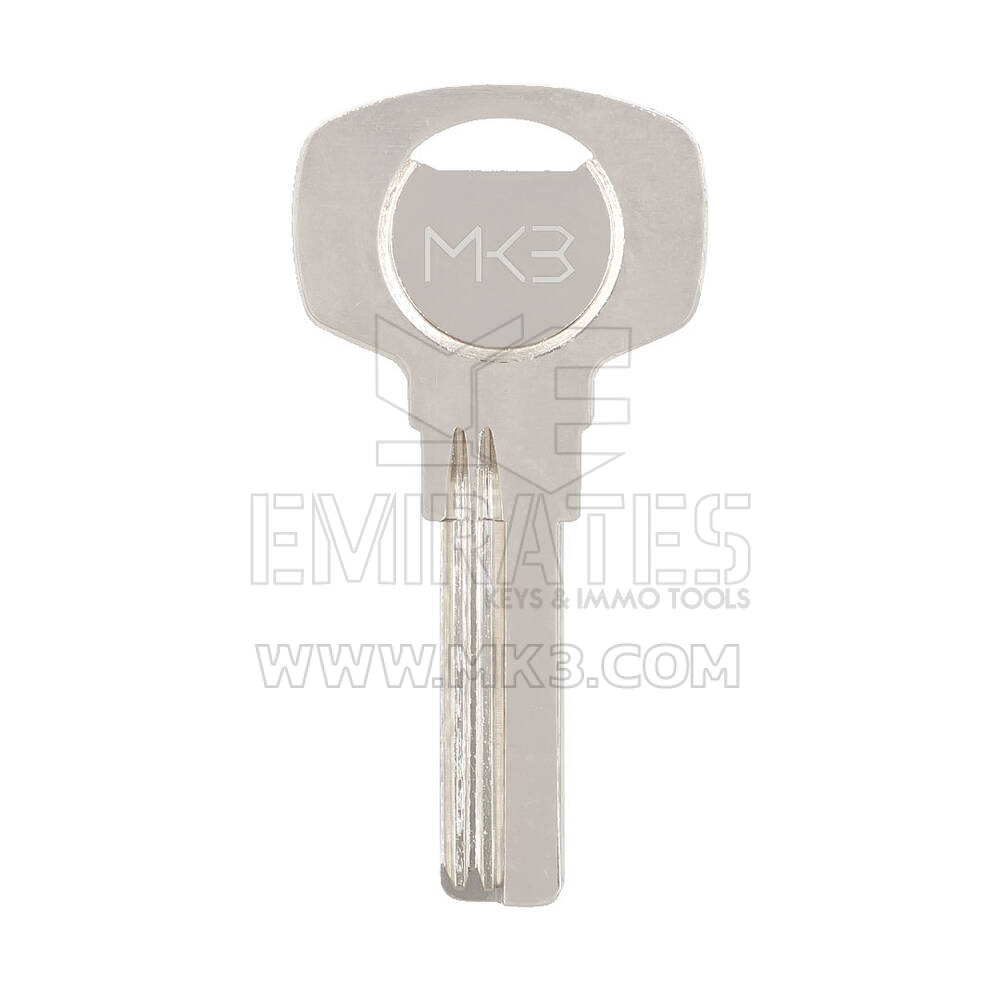 Пустой латунный ключ, толщина 2,35 мм, никель 15 грамм