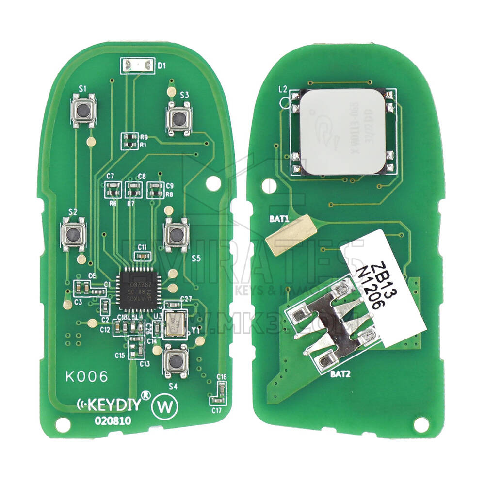 Keydiy KD Universal  chiave remota PCB 5 pulsanti Maserati tipo ZB13