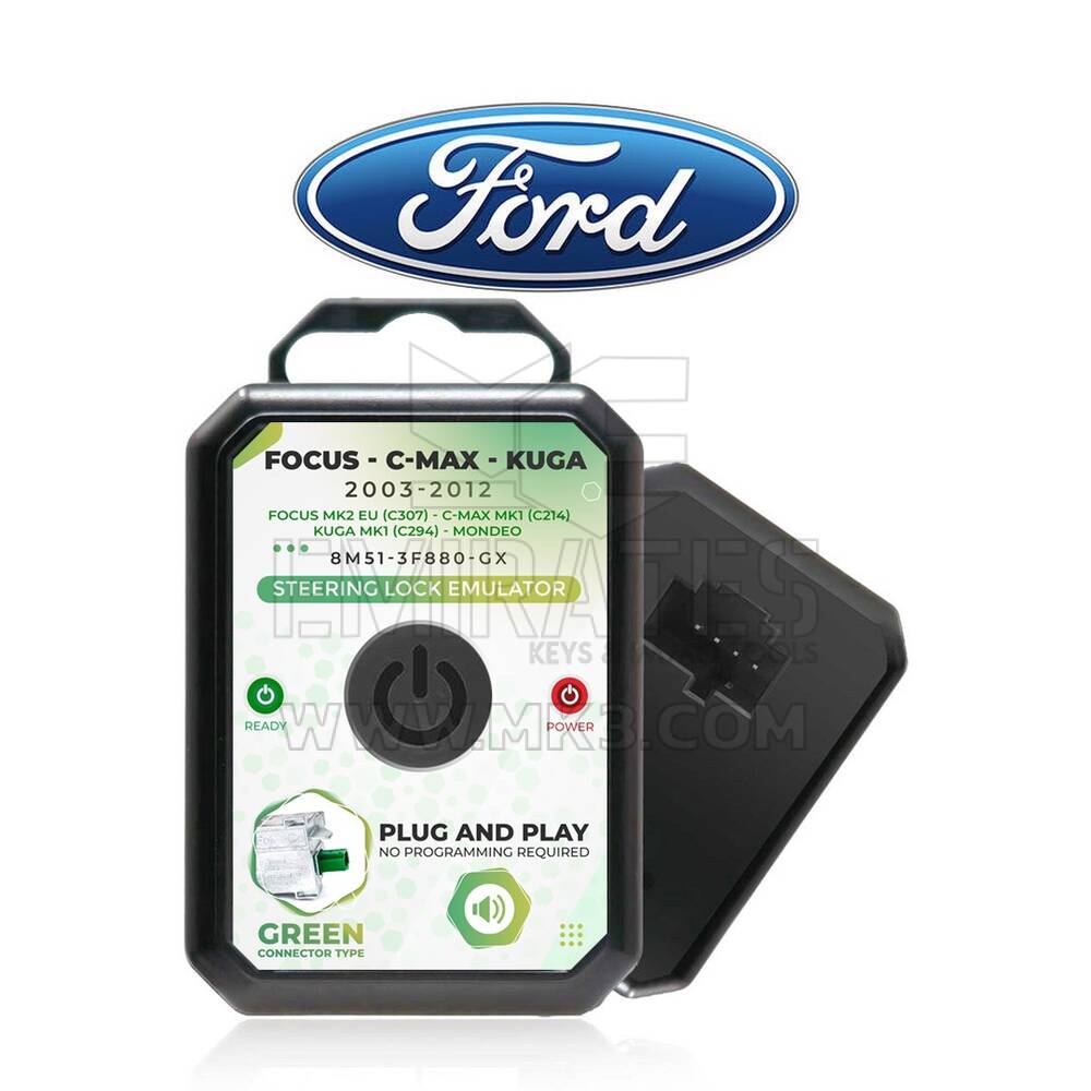 Simulatore di emulatore di bloccasterzo Ford Focus C-Max Kuga Mondeo con suono di blocco