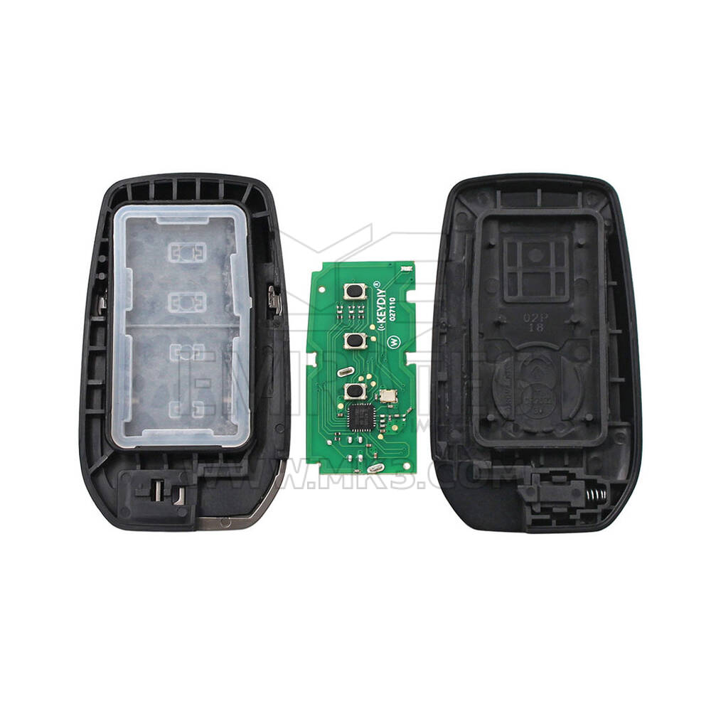 Keydiy KD Evrensel Akıllı Uzaktan Anahtar 3 Düğme Toyota Tipi ZB35-3 KD900 Ve KeyDiy KD-X2 Uzaktan Yapıcı ve Klonlayıcı ile Çalışın | Emirates Anahtarları