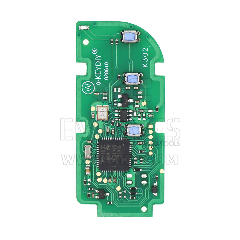 KeyDiy KD TB02-3 Toyota Lexus Chave Inteligente Universal PCB 3 Botões MK3