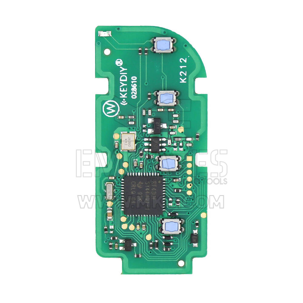 KeyDiy KD TB02-4 Toyota Lexus Evrensel Akıllı Anahtar PCB 4 Düğme