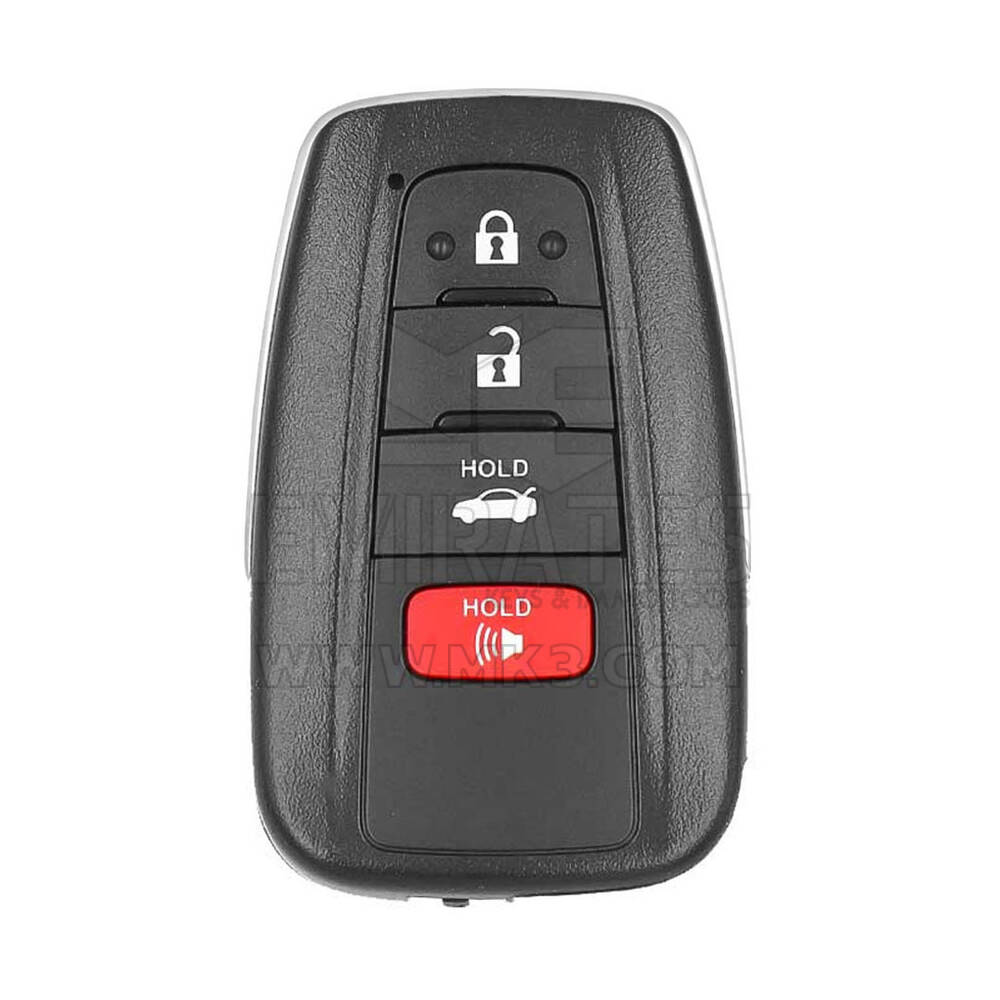 KeyDiy KD TB36-4 Toyota Lexus Télécommande intelligente universelle 3 + 1 boutons avec transpondeur 8A