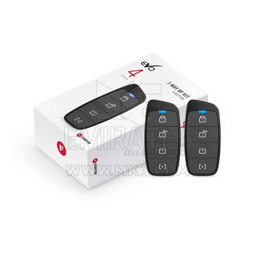 Fortin EVO 4 SÉRIE RFK441 - Kit RF de 1 via com 2 unidades de controle remoto de 4 botões