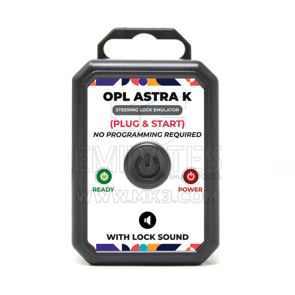 New MK3 Opel Insignia Astra K / Vauxhall 2010-2015 Steering Lock Emulator Simulator With Lock Sound Plug and Start  Original Connector High Quality Best Price | Emirates Keys