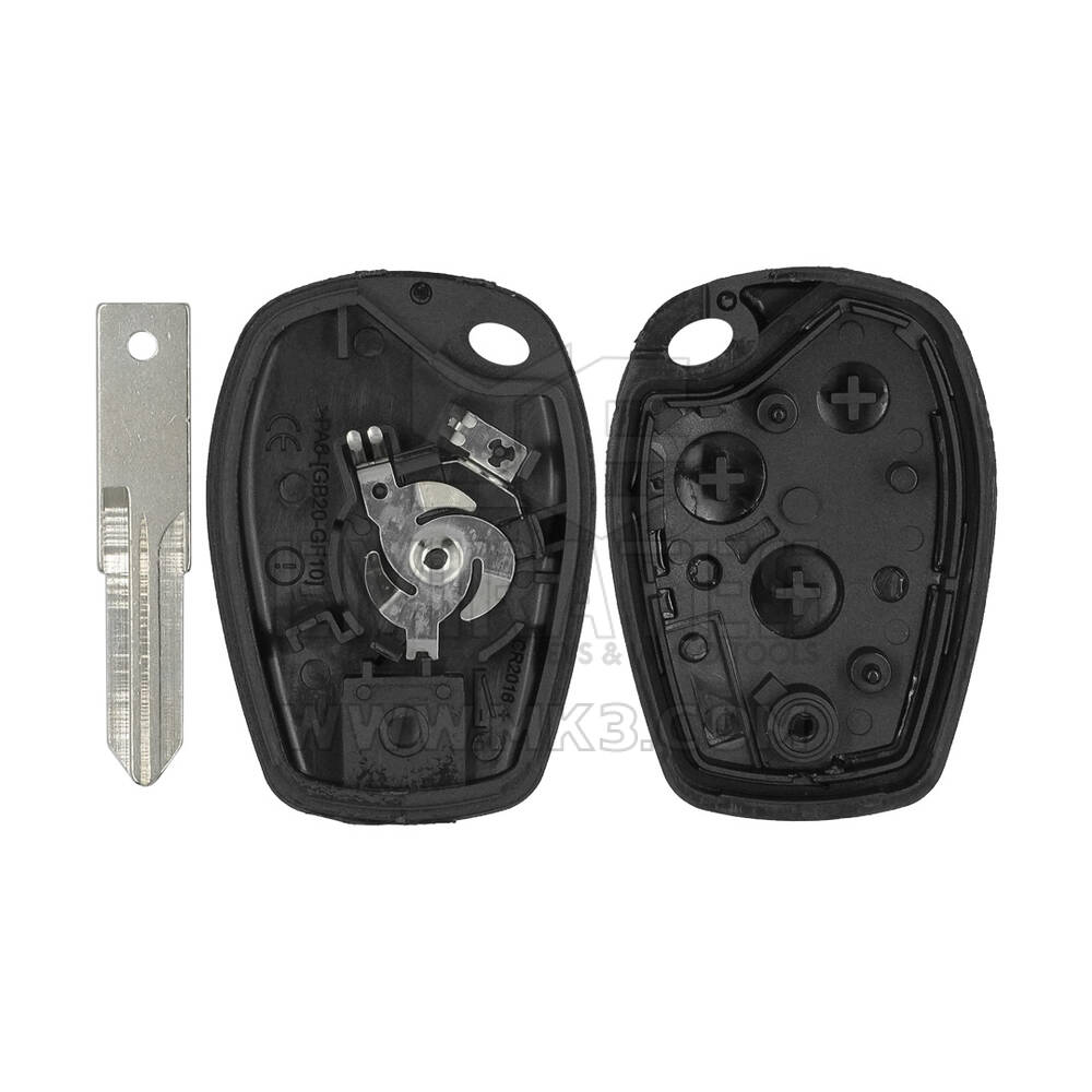 Novo aftermarket Renault / REN Dacia Logan Remote Key Shell 3 botões VAC102 Blade Alta qualidade Melhor preço | Chaves dos Emirados