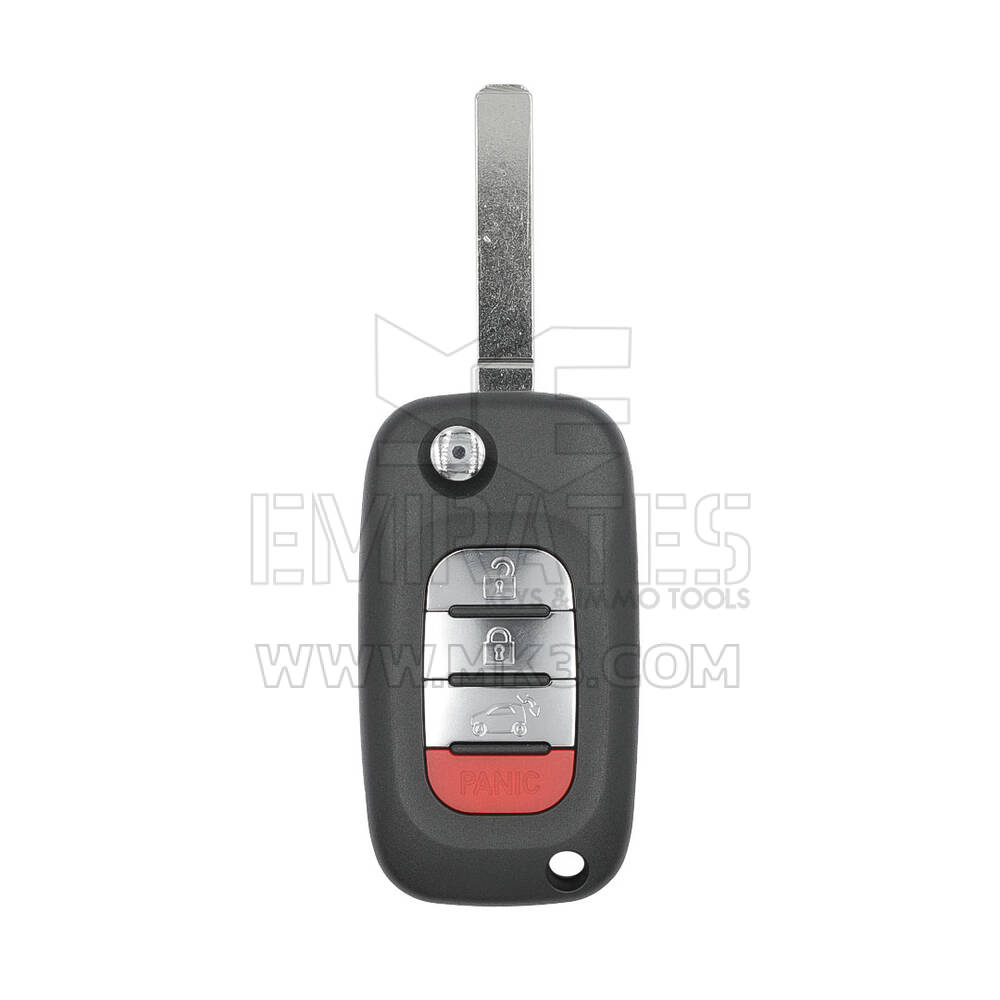 Novo Aftermarket Smart 2016 Flip Remote Key Shell 3+1 Botões Alta Qualidade Melhor Preço | Chaves dos Emirados