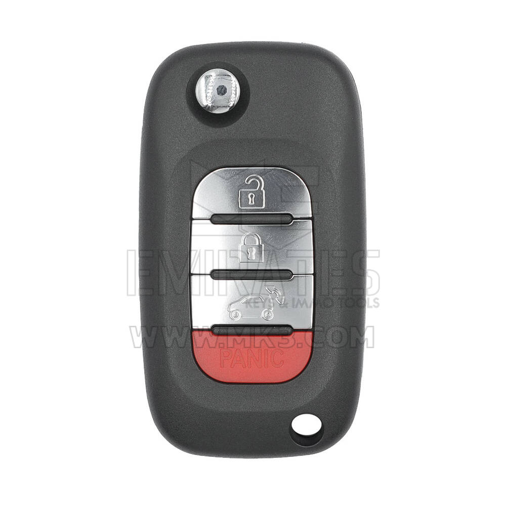 Smart 2016 Flip Remote Key Shell 3 + 1 Botões