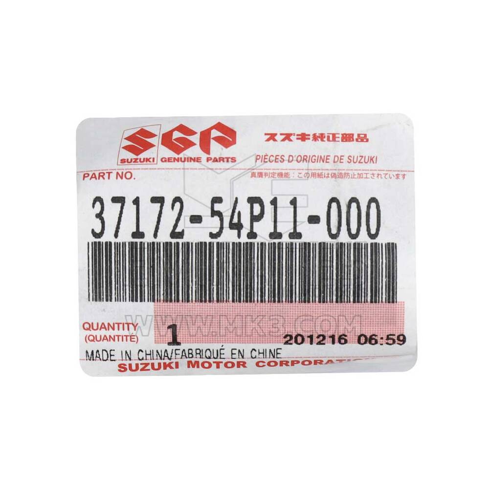 Novo Suzuki Genuine / OEM Smart Remote Key 2 Buttons 433MHz OEM Part Number: 37172-54P11-000 - FCC ID: R54P1 | Chaves dos Emirados