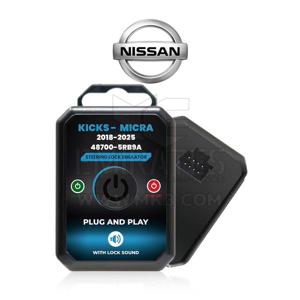 Simulador de bloqueo de dirección del Nissan Micra Kicks 2018-2025