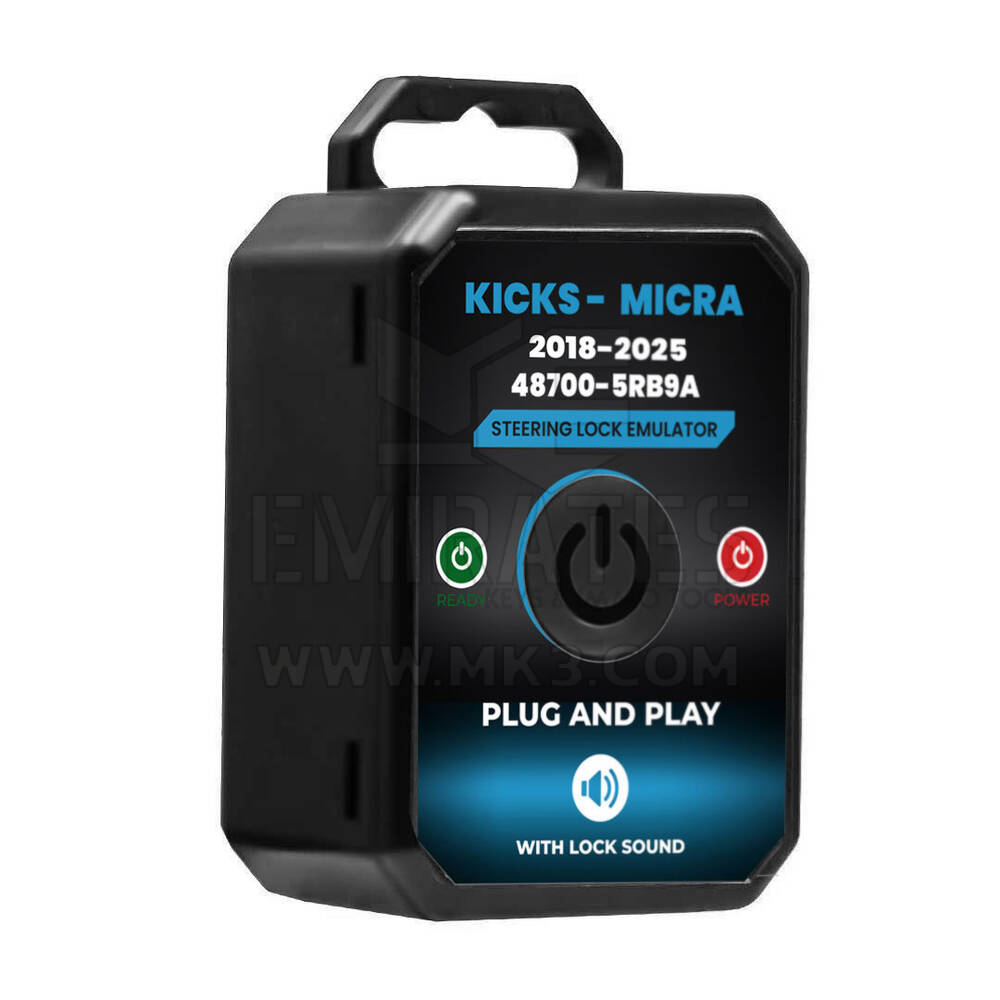 New Nissan Micra Kicks 2018-2025 Steering Lock Emulator Simulator With Lock Sound Plug and Start ( No Programming Required ) | Emirates Keys