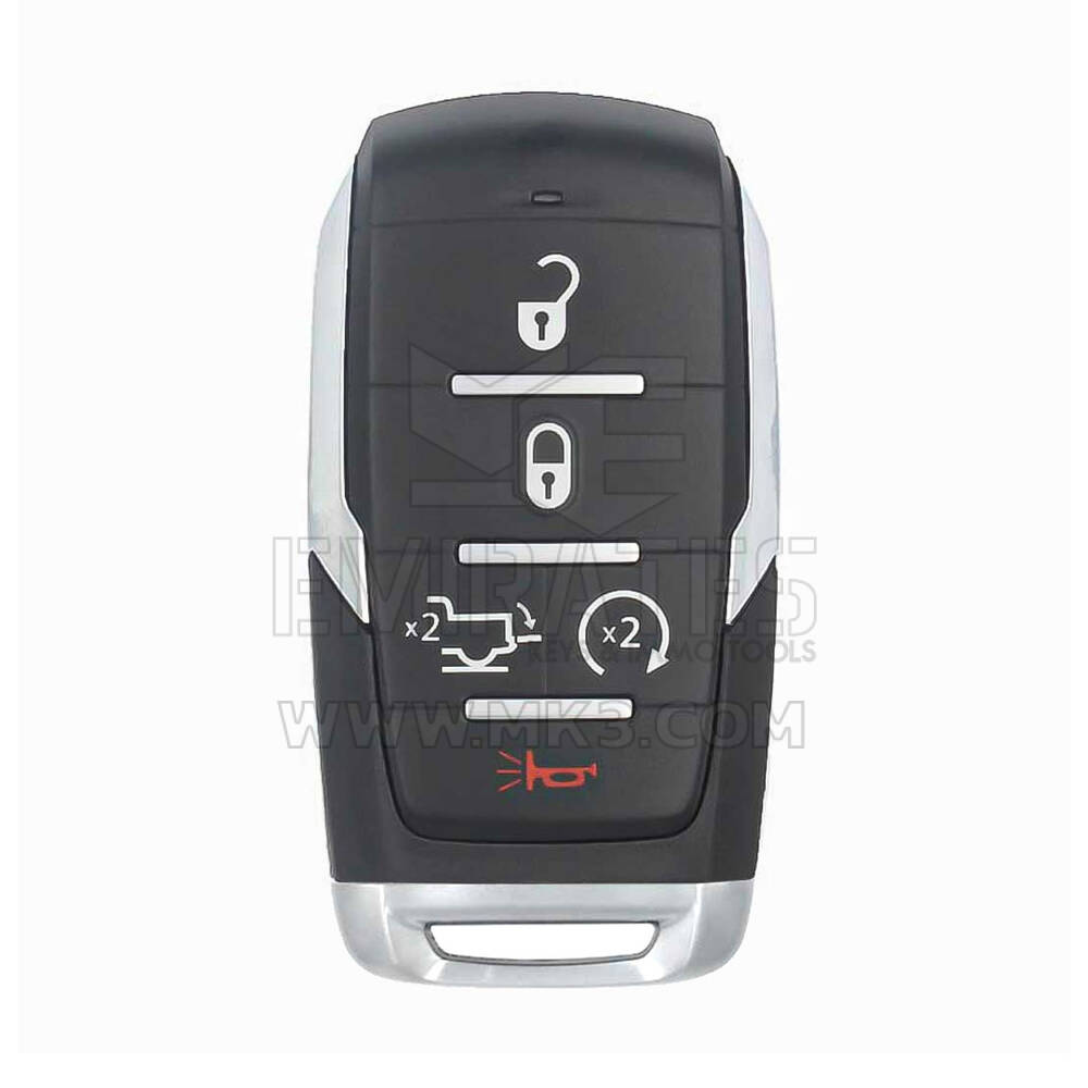 RAM 2020 Smart Remote Key Shell 4 + 1 Botões Início Automático