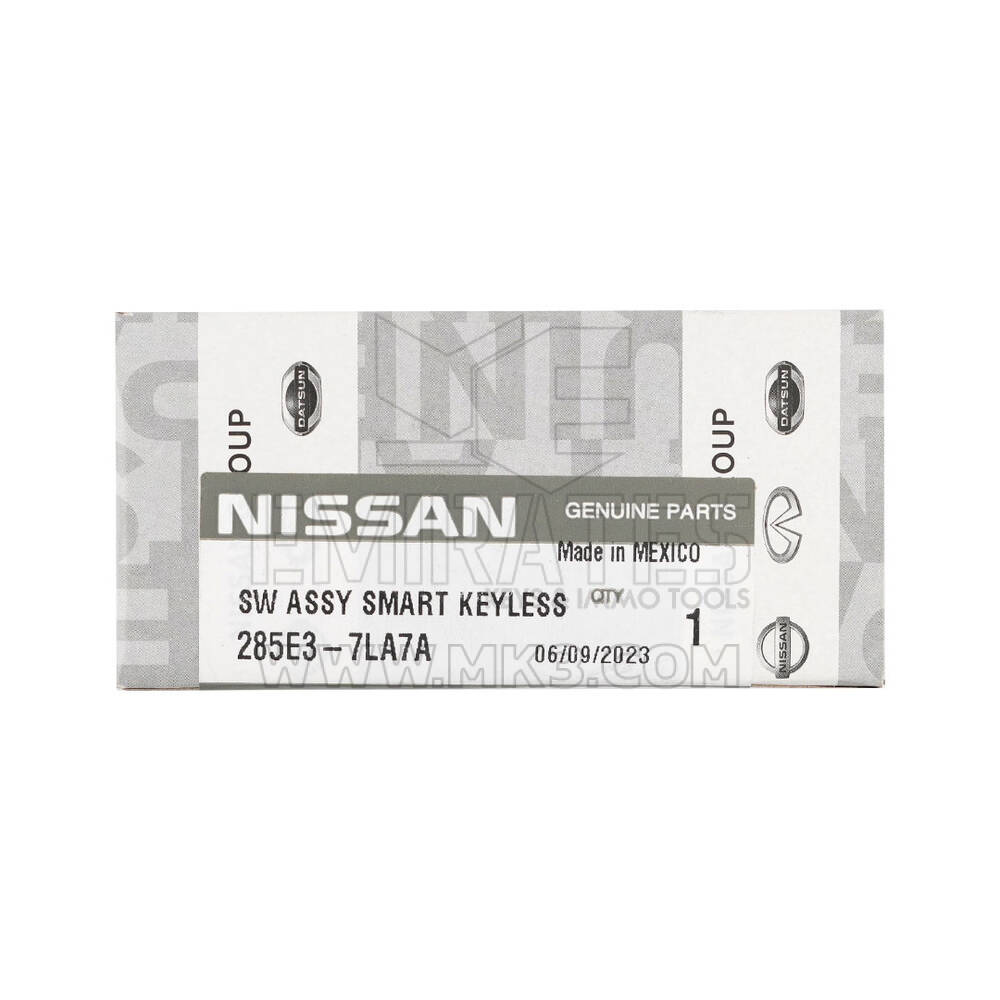 New Nissan Rogue 2023 Genuine / OEM Smart Remote Key 4+1 Buttons 433MHz OEM Part Number: 285E3-7LA7A / 285E37LA7A - FCC ID: KR5TXPZ3 | Emirates Keys