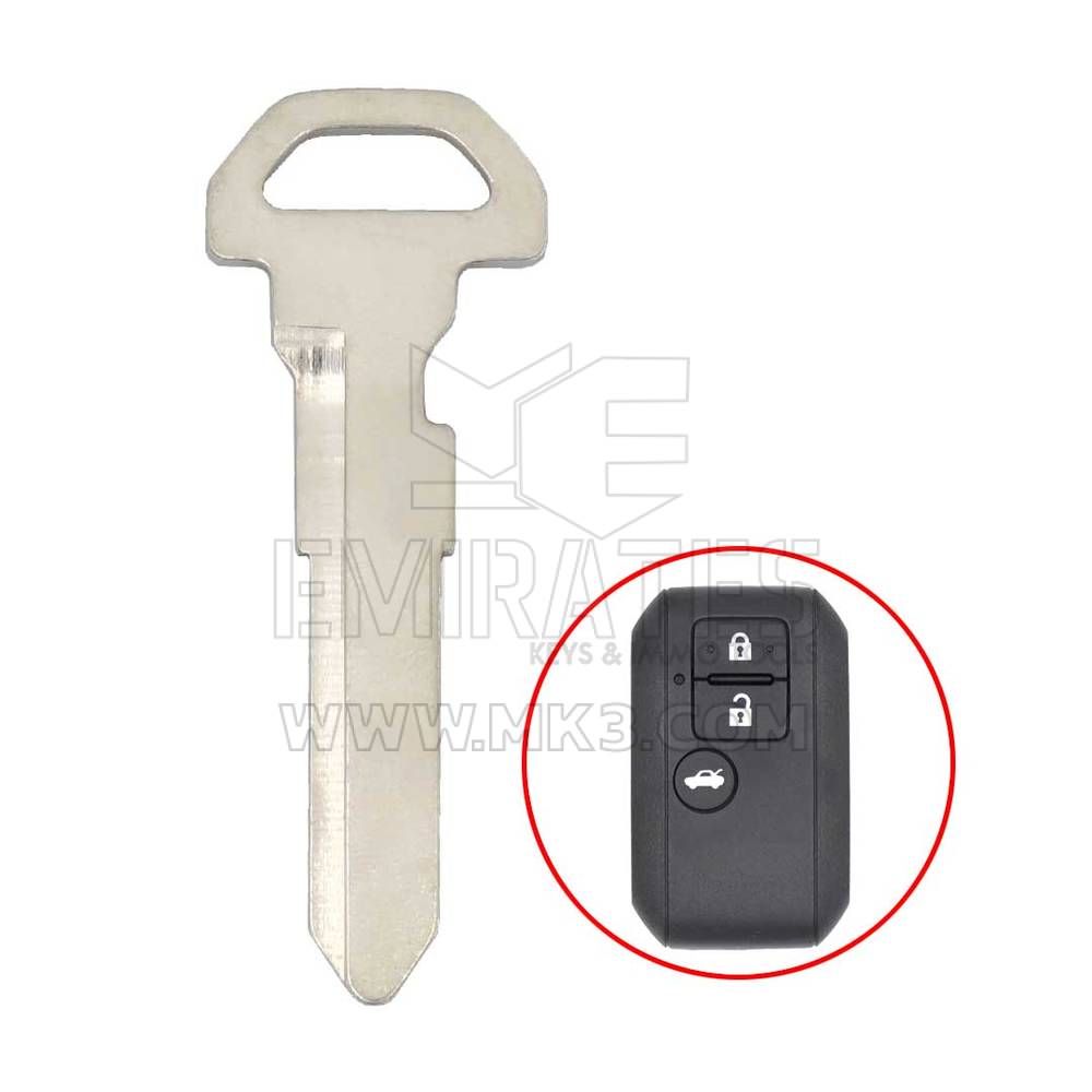 Hoja de emergencia Suzuki para llave remota inteligente