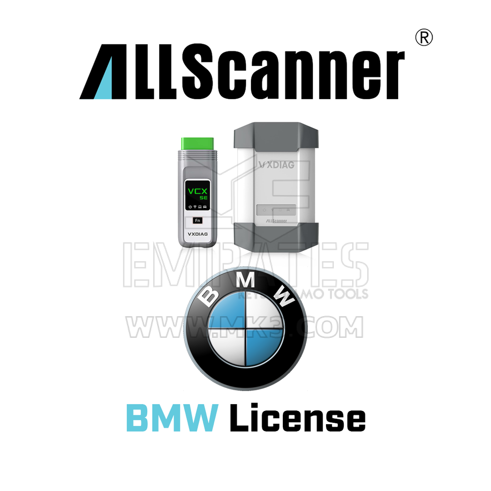 Licence BMW pour tous les scanners pour VCX-DoIP / VCX SE