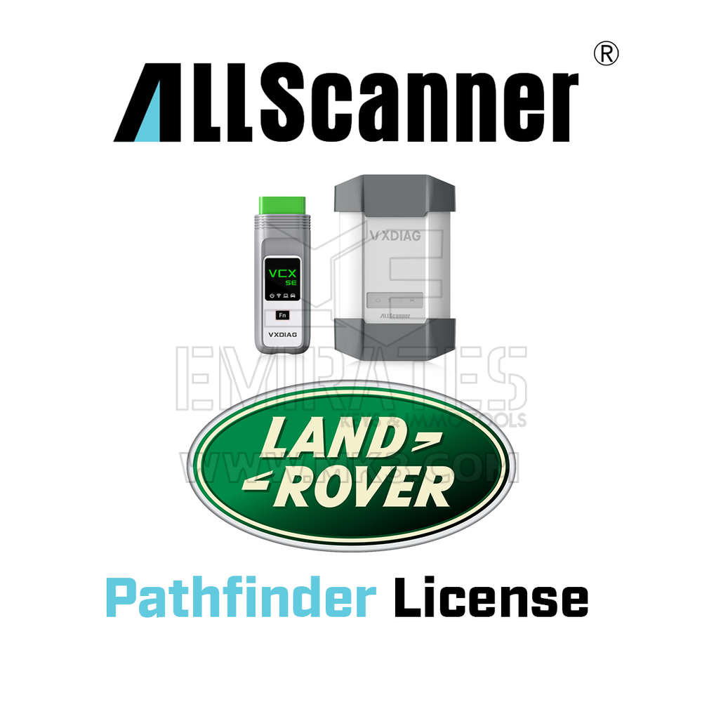 Todas as licenças do Scanner Pathfinder para ferramenta de diagnóstico VCX-DoIP / VCX SE