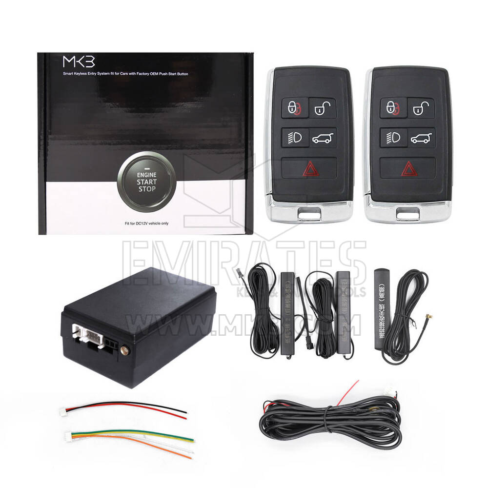 Land rover remote clearance start key fob