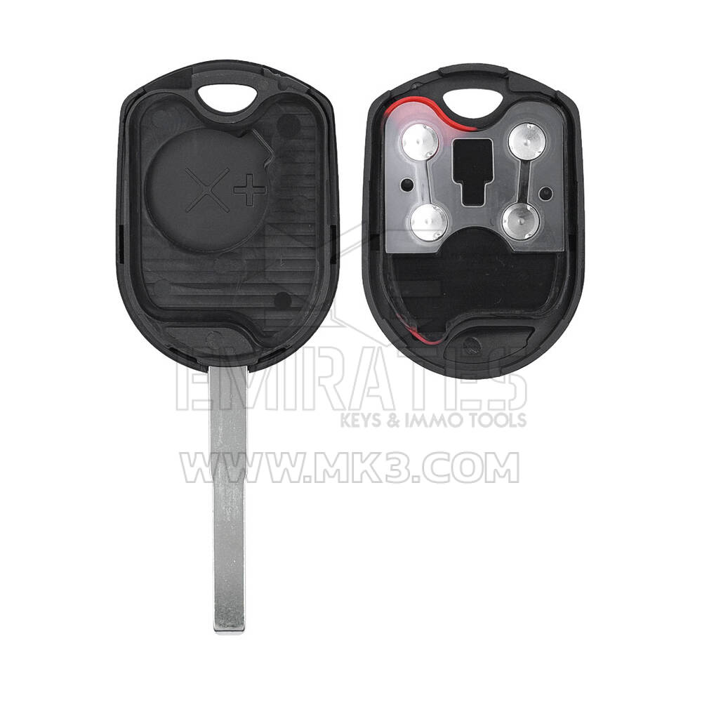 Nueva carcasa de llave remota Ford 2010 del mercado de accesorios, 2 + 1 botones con hoja de llave HU101, alta calidad, el mejor precio | Cayos de los Emiratos