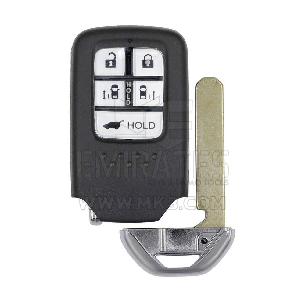 Novo Aftermarket Honda Smart Remote Key Shell 5 Botões SUV Tronco Com Porta Deslizante Alta Qualidade Melhor Preço | Chaves dos Emirados