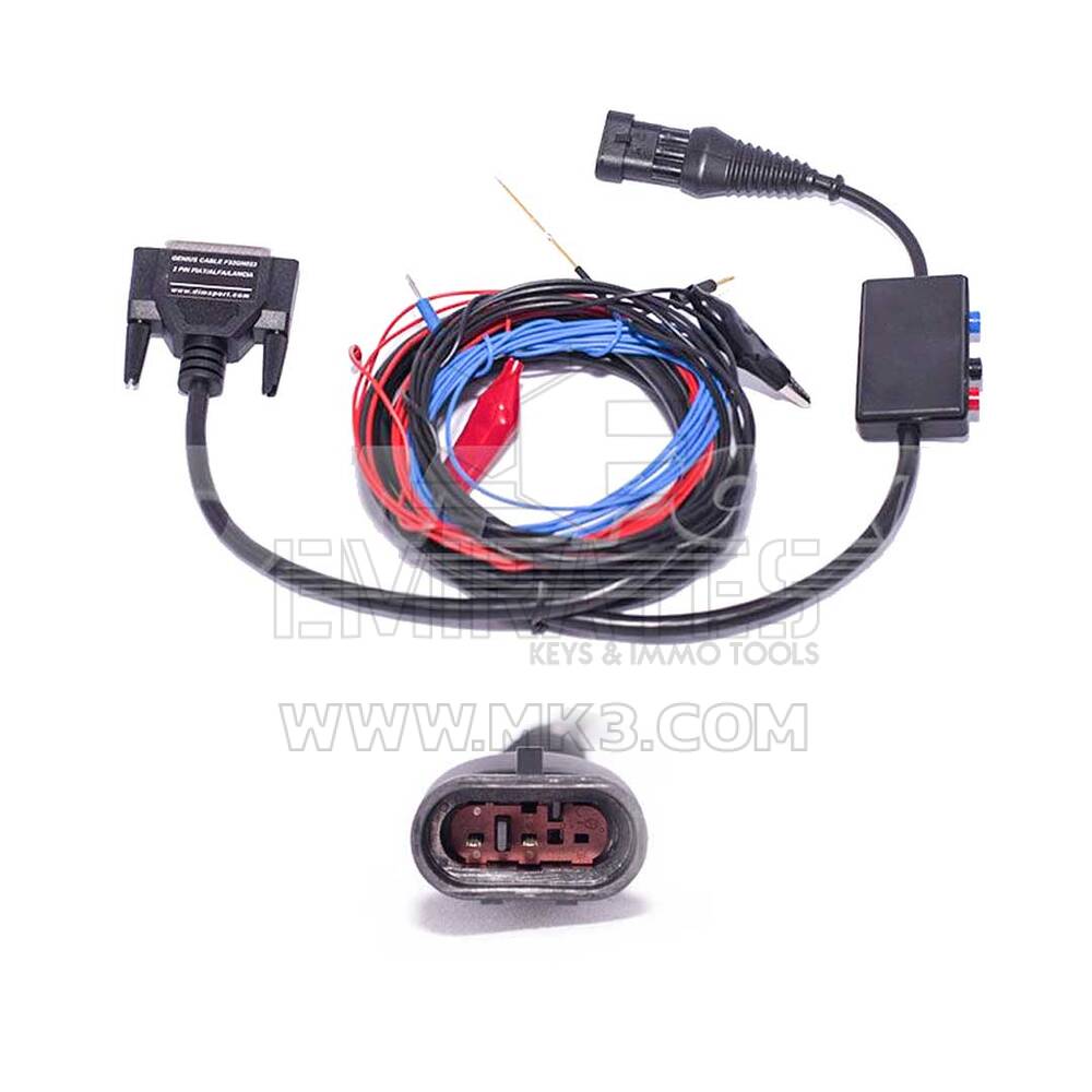 Dimsport New Genius FCA ( FIAT GRUBU ) 3 Pin Teşhis Konnektör Kablosu