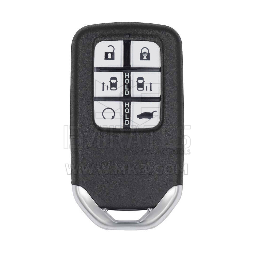 Honda Smart Remote Key Shell 6 botones SUV Trunk Auto Start con puerta deslizante
