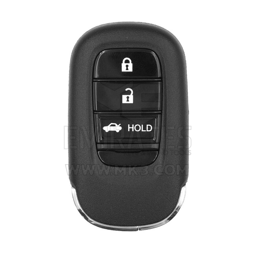 Honda 2023 Smart Remote Key Shell 3 Botões Porta-malas Sedan