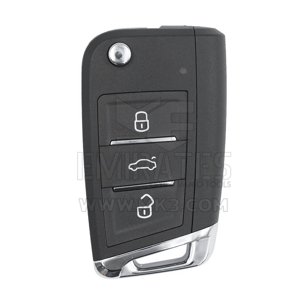 Keydiy Xhorse Volkswagen tipo Flip carcasa de llave remota 3 botones