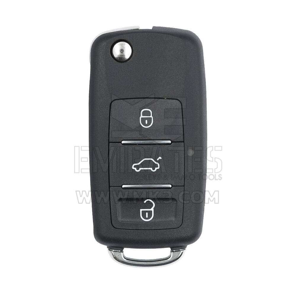 Keydiy Xhorse Volkswagen UDS tipo Flip Shell chiave remota 3 pulsanti