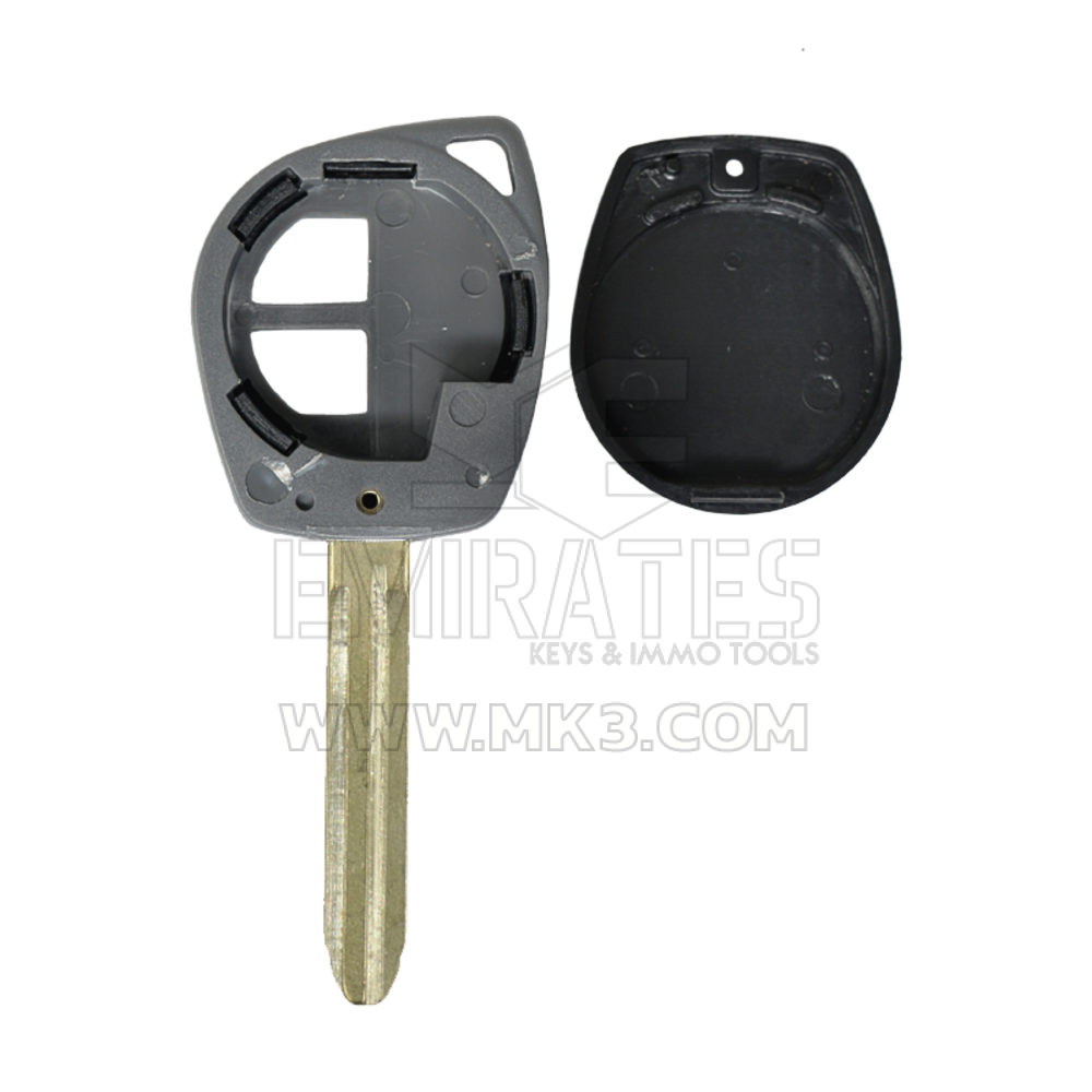 New Aftermarket Suzuki Remote Key Shell 2 Button Key Profile: TOY43 Blade High Quality Best Price | Emirates Keys