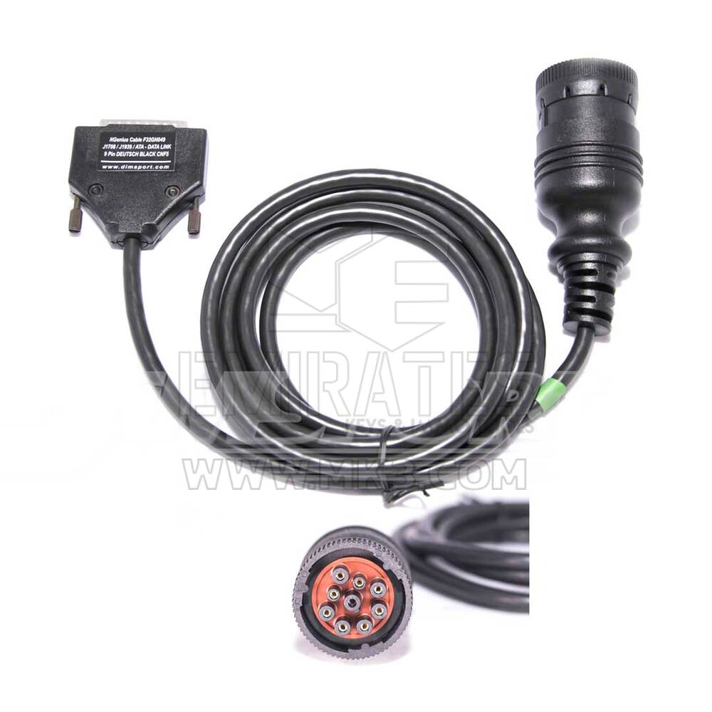 Dimsport Truck Bag Complete Set Of Wirings And Connectors For New Genius, With Hard Plastic Case, For Truck And Light Commercial Vehicles Reading/programming Operations | Emirates Keys