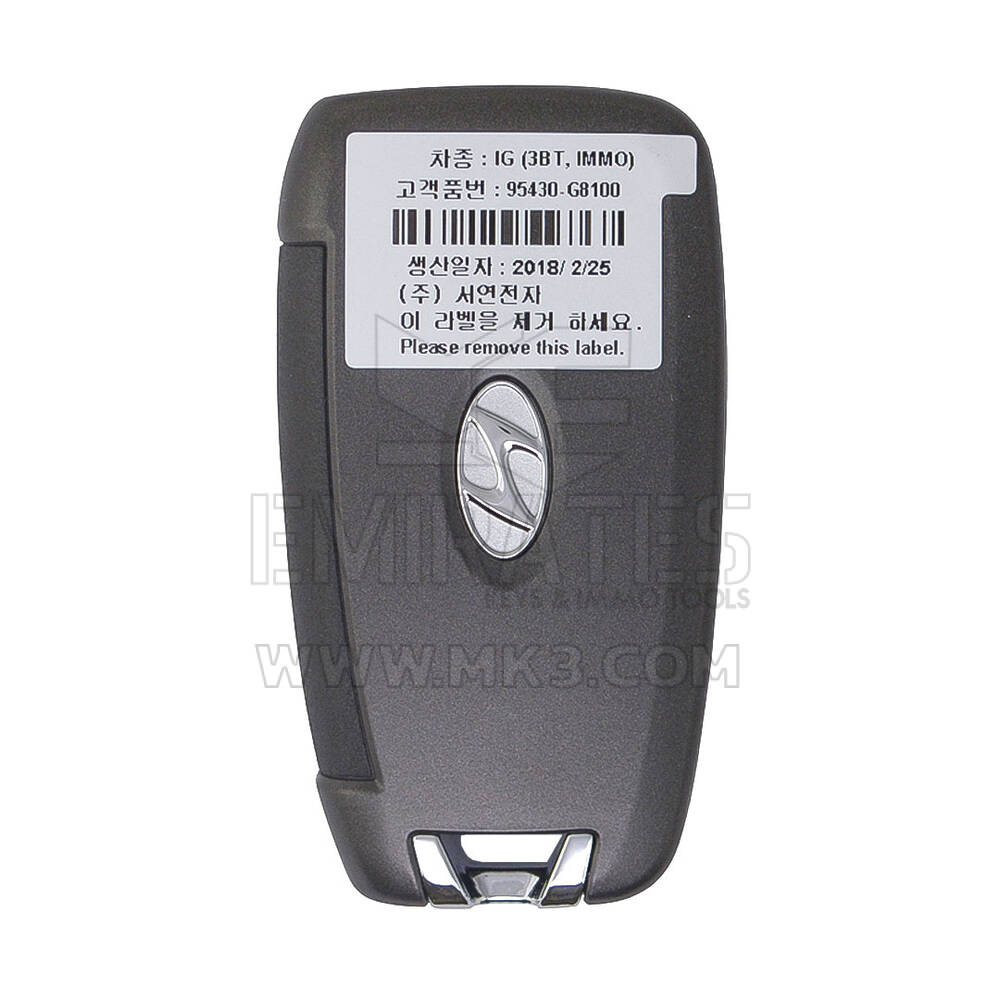 Chiave telecomando flip originale Hyundai Azera 95430-G8100 | MK3