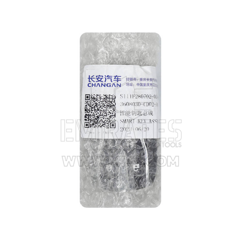 New Changan CS35 PLUS CS75 PLUS Genuine / OEM Smart Remote Key 4 Buttons 433MHz OEM Part Number: 3608030-CD02-AA | Emirates Keys