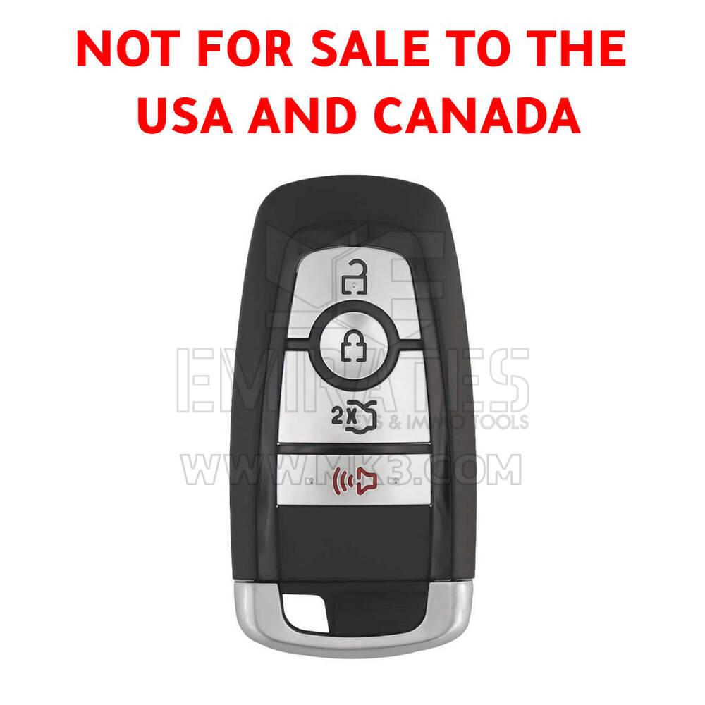 Autel IKEYFD004AL Universal Smart Remote Key 4 Buttons 315/433MHz For Ford