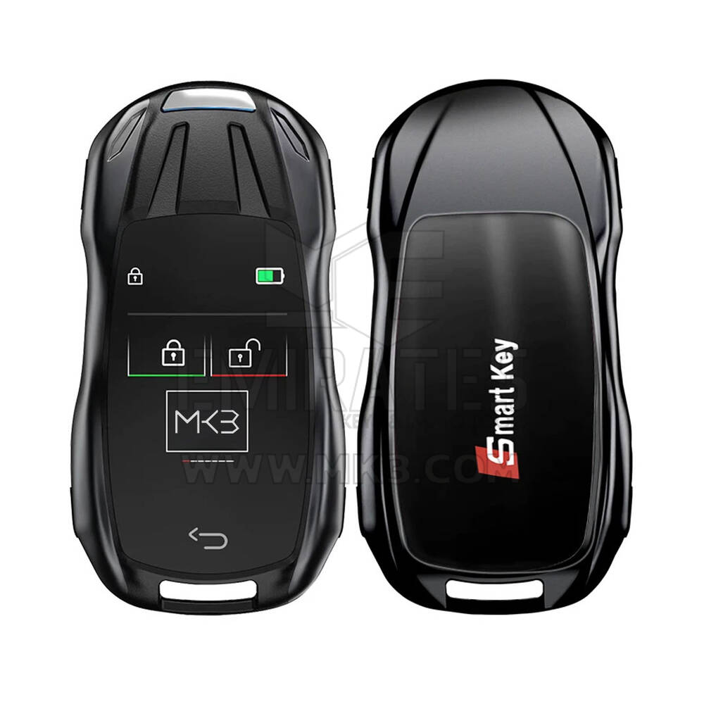 Новый универсальный комплект смарт-ключей с ЖК-дисплеем послепродажного обслуживания с входом без ключа и системой отслеживания местоположения в стиле IOS в стиле Porsche, черный цвет | Ключи Эмирейтс
