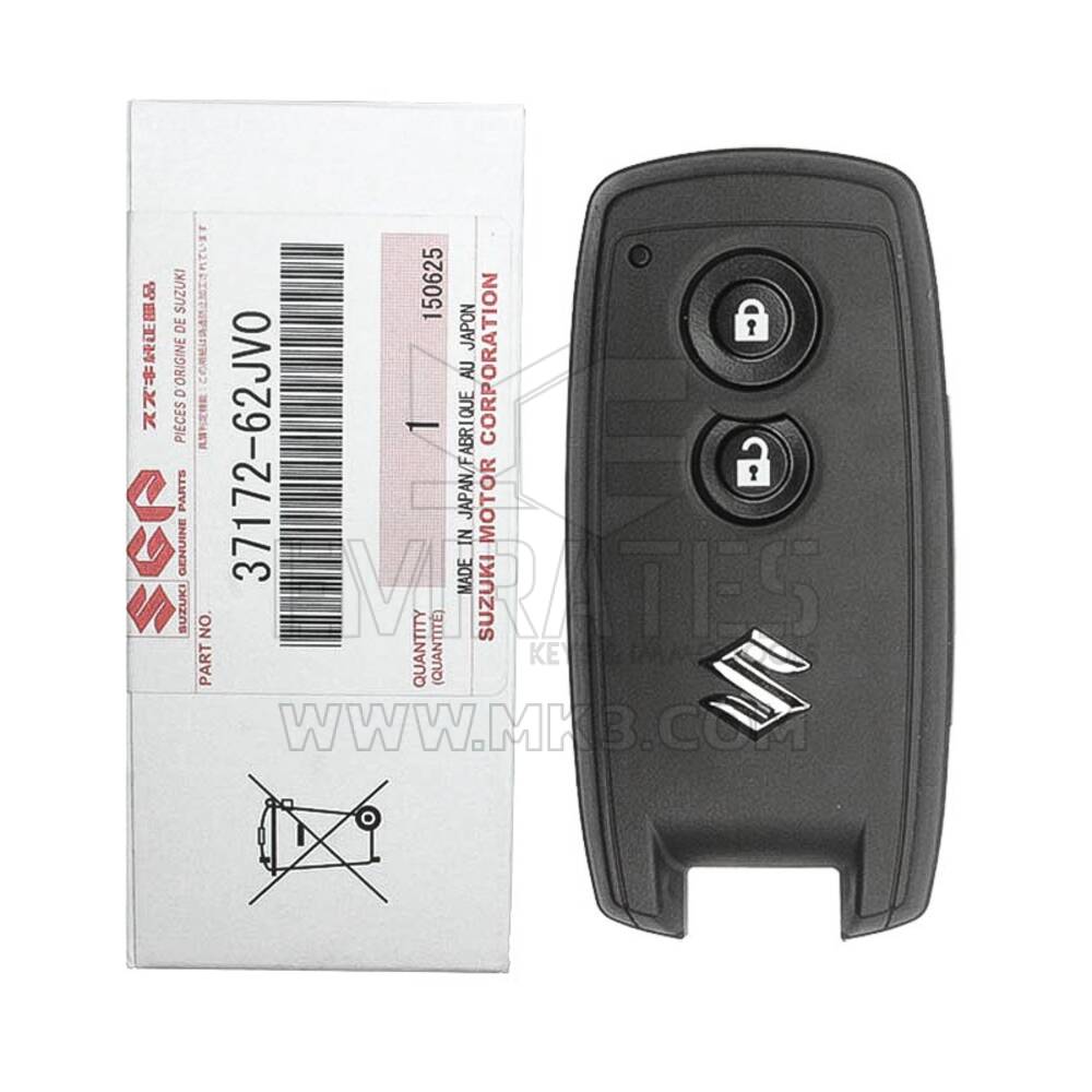 Control remoto con llave inteligente original/OEM de 2 botones y 433 MHz para Suzuki Grand Vitara 2008-2015, completamente nuevo Número de pieza del fabricante: 37172-62JV0 / 37172-62810 - FCCID: TS001